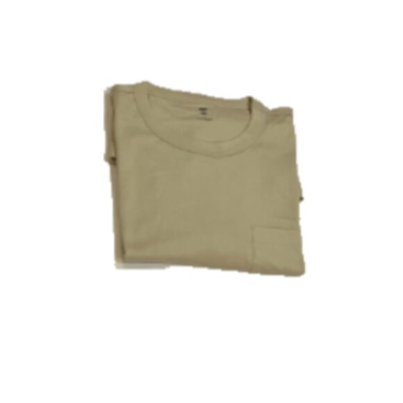 Mode of One Men's Relaxed-Fit Pocket T-Shirt Dark Ecru Size XXL - Picture 3 of 4